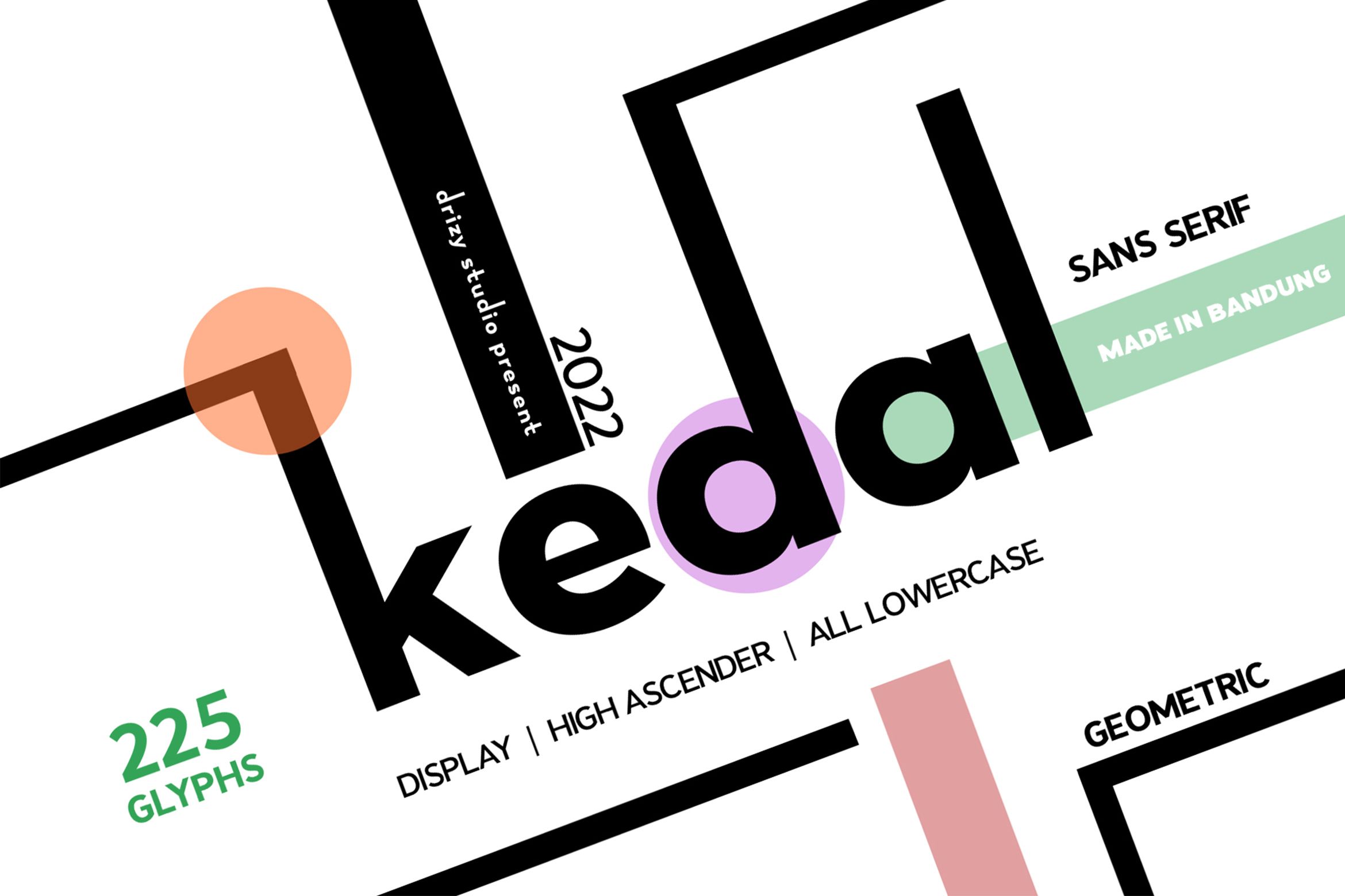 Kedal Geometric Font 01 cover EE