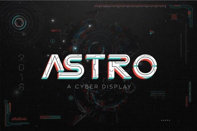 Sci Fi Font Astro