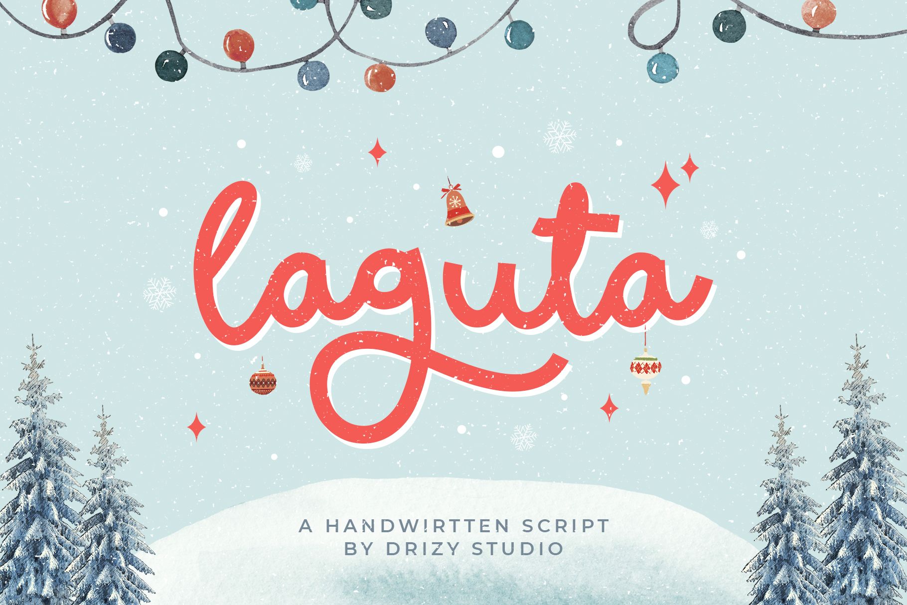 Script Fonts with Modern Handwritten Style Laguta