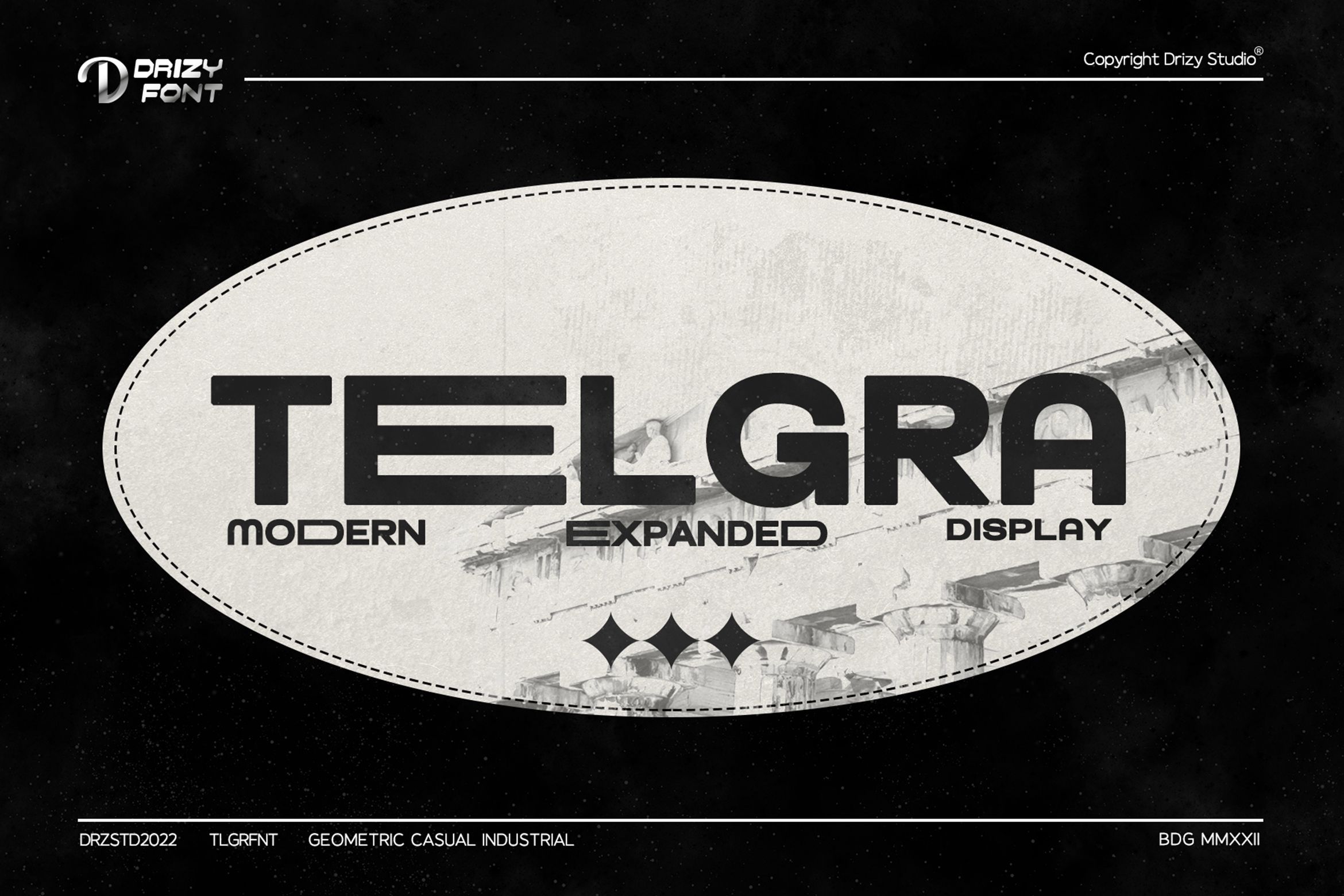 Telgra - Expanded Font