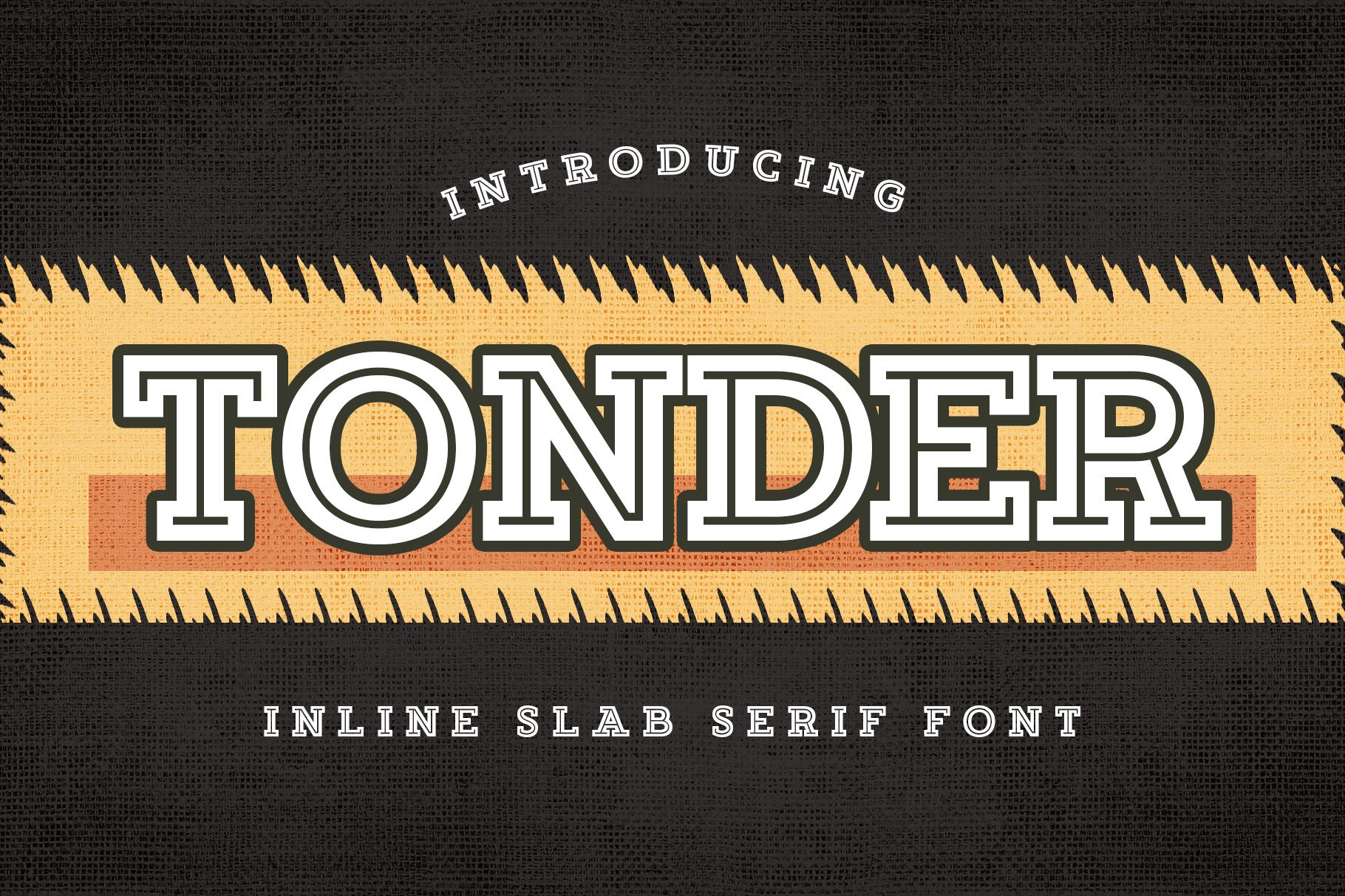 Tonder serif font